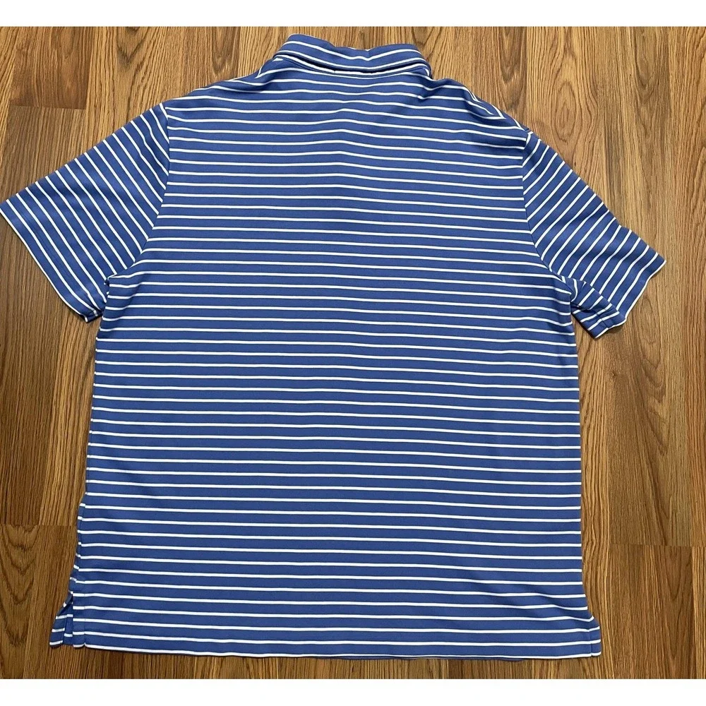 Polo Ralph Lauren Shirt Mens Extra Large Striped Embroidered Pony